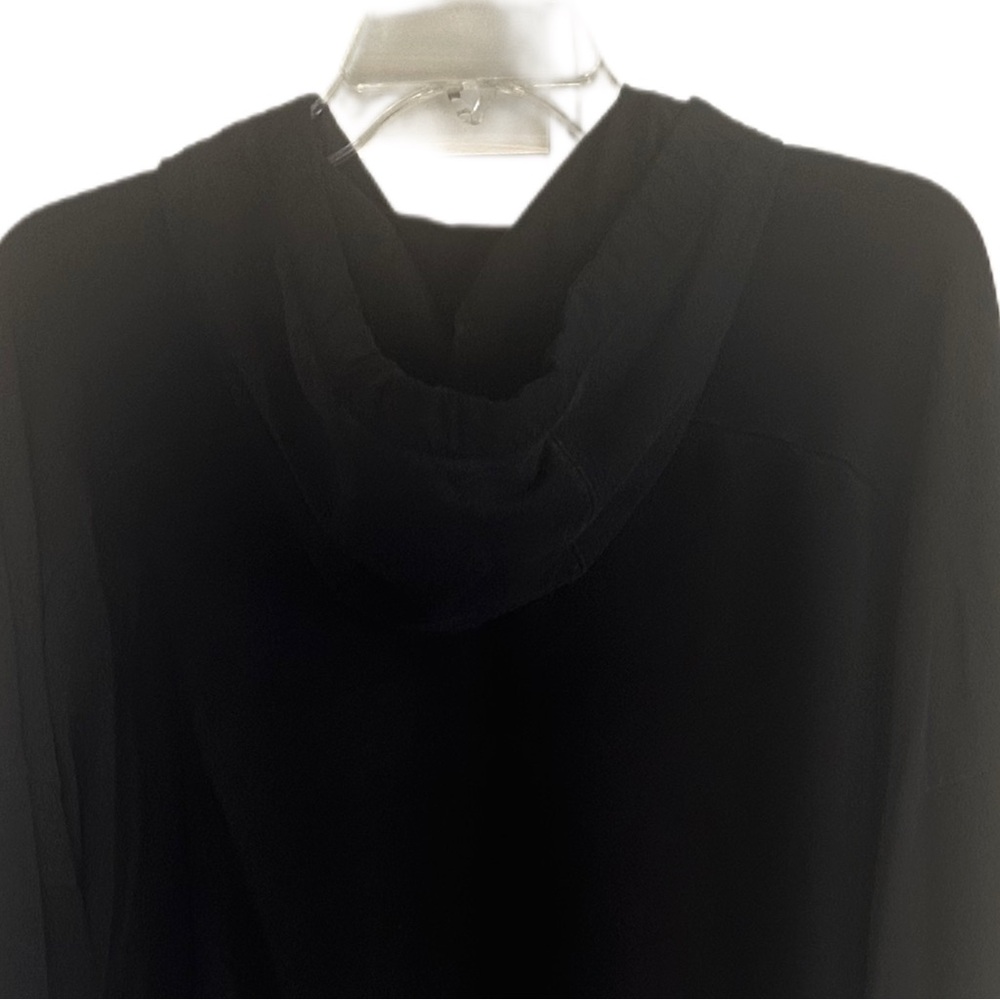 Men’s Thin lite-weight Fitness Hoodie (black) w/Front Pouch L - Picture 5 of 7